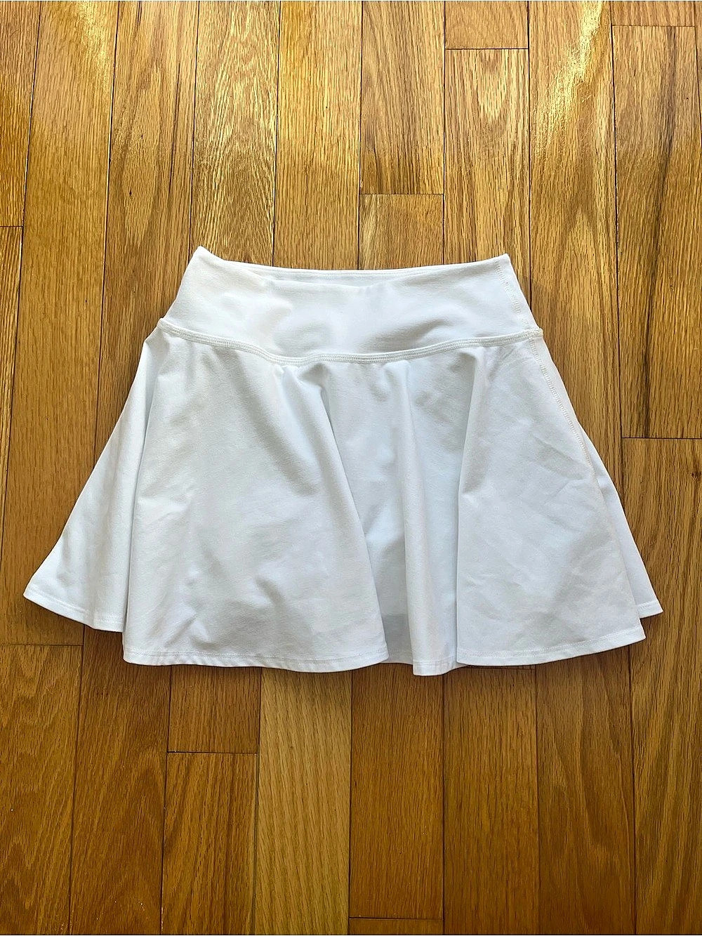 Beyond Yoga White A-Line Skirt Size Small